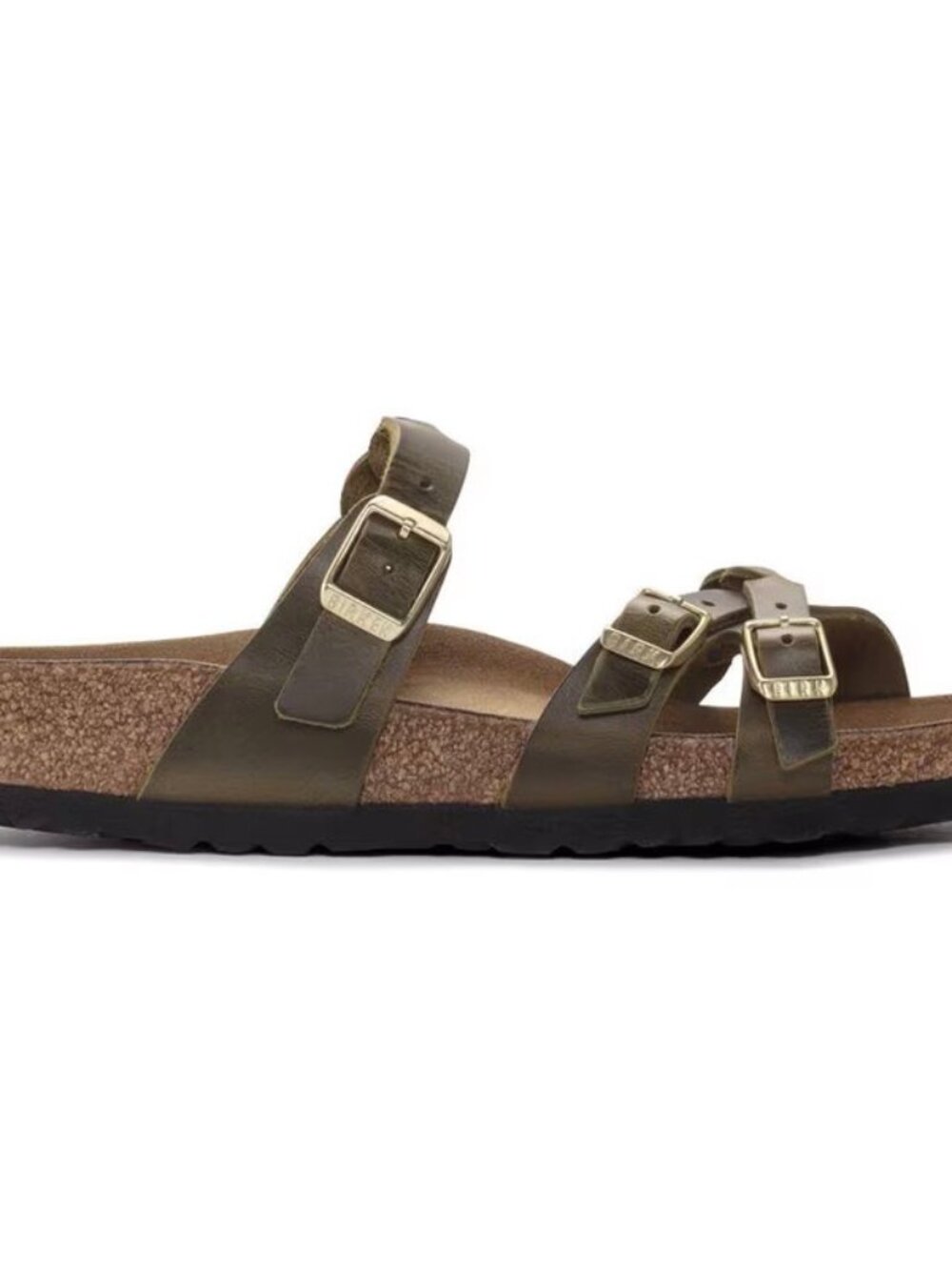 Birkenstock Franca Braided Sandal – Green Olive Oiled Leather – Women’s 9US NWT - Picture 7 of 7